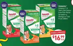 Chemist King Panadol Children offer