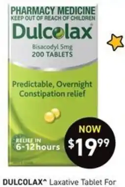 Chemist King Dulcolax Laxative Tablet offer