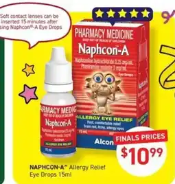 Chemist King Naphcon-A Allergy Relief Eye Drops offer