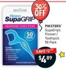 Chemist King Piksters SupaGrip Flosser/Toothpick offer