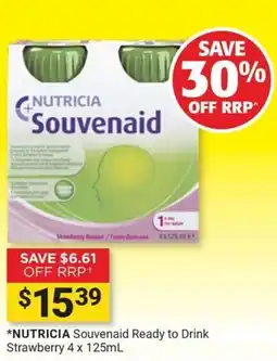 Cincotta Chemist Nutricia Souvenaid Ready to Drink Strawberry offer