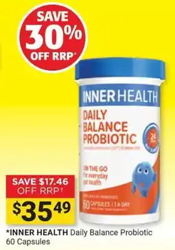 Cincotta Chemist Inner Health Daily Balance Probiotic offer