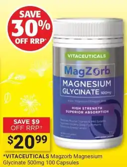 Cincotta Chemist Vitaceuticals Magzorb Magnesium Glycinate offer