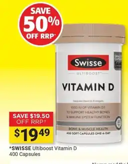 Cincotta Chemist Swisse Ultiboost Vitamin D offer