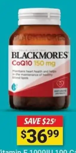 Cincotta Chemist Blackmores CoQ10 150 mg offer