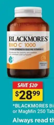 Cincotta Chemist Blackmores Bio C 1000 offer