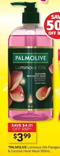 Cincotta Chemist Palmolive Luminous Oils Hand Wash offer