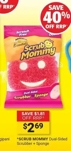Cincotta Chemist Scrub Mommy Dual-Sided Scrubber + Sponge offer