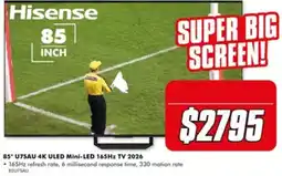 The Good Guys Hisense 85 inch TV offer