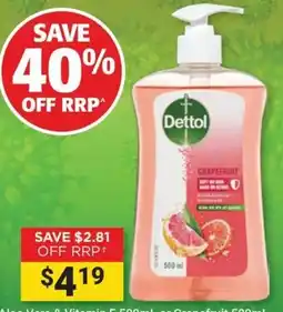 Cincotta Chemist Dettol Grapefruit offer