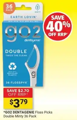 Cincotta Chemist GO2 DENTAGENIE Floss Picks offer