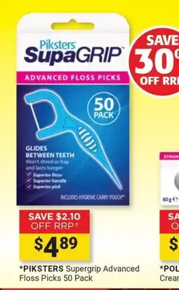 Cincotta Chemist Piksters Supagrip Advanced Floss Picks offer