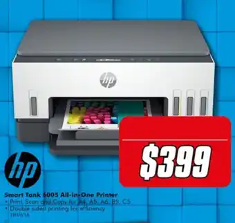The Good Guys hp Smart Tank 6005 All-in-One Printer offer