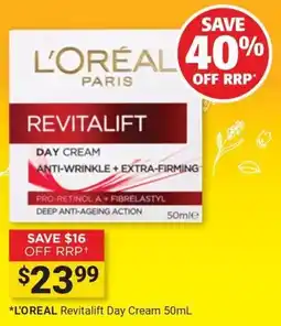 Cincotta Chemist L'Oréal Revitalift Day Cream offer