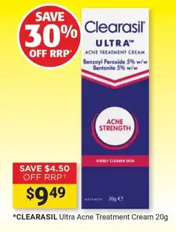 Cincotta Chemist Clearasil Ultra Acne Treatment Cream offer