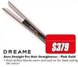 The Good Guys Dreame Aero Straight Pro Hair Straightener - Pink Gold offer