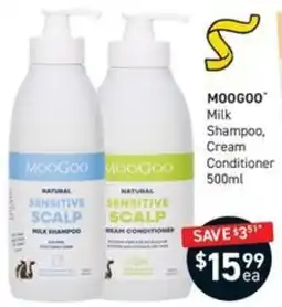 Chemist King Moogoo Milk Shampoo, Cream Conditioner offer