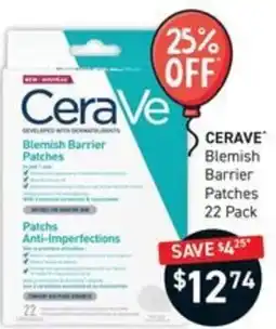 Chemist King CeraVe Blemish Barrier Patches offer