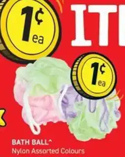 Chemist King Bath Ball^ Nylon Assorted Colours offer