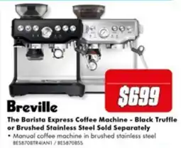 The Good Guys Breville The Barista Express Coffee Machine offer