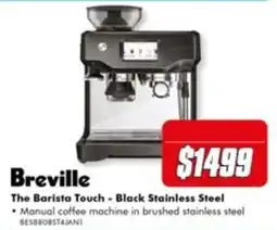The Good Guys Breville The Barista Touch - Black Stainless Steel offer