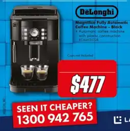 The Good Guys DeLonghi Magnifica Fully Automatic Coffee Machine - Black offer