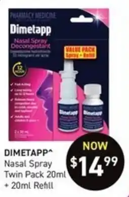 Chemist King Dimetapp Nasal Spray offer