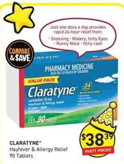 Chemist King Claratyne Hayfever & Allergy Relief offer