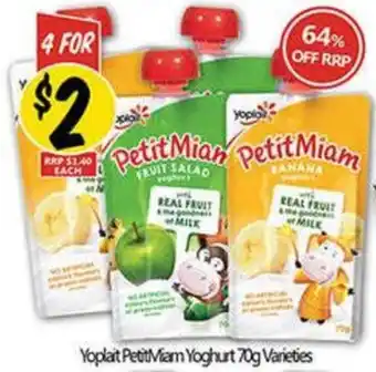 Yoplait PetitMiam Yoghurt