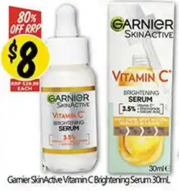 NQR Garnier SkinActive Vitamin C Brightening Serum offer