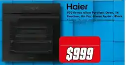 The Good Guys Haier 500 Series 60cm Pyrolytic Oven offer
