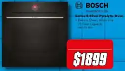 The Good Guys BOSCH Series 8 60cm Pyrolytic Oven Electric Oven offer
