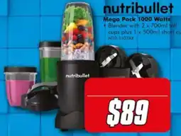 The Good Guys nutribullet Mega Pack 1000 Watts offer