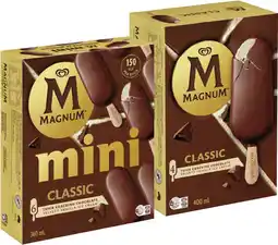 IGA Streets Magnum Ice Cream 4 Pack or Mini 6 Pack Selected Varieties offer