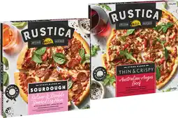 IGA Rustica by McCain Stone Baked Pizza Selected Varieties offer