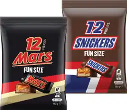 IGA Mars, Snickers or Maltesers Fun Size Pack 132-192g Selected Varieties offer