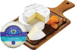 IGA Tasmanian Heritage Double Brie or Camembert 200g offer
