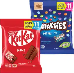 IGA Nestlé KitKat, Smarties or Milky Bar Fun Size 11 Pack Selected Varieties offer