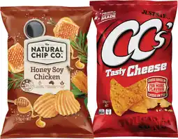 IGA The Natural Chip Co. Chips, CC’s Corn Chips or Samboy Chips 175g Selected Varieties offer