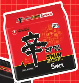 IGA Nongshim Instant Noodle Selected Varieties offer