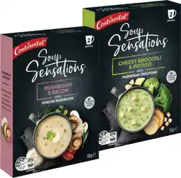 IGA Continental Soup Sensations 2 Serve Selected Varieties offer