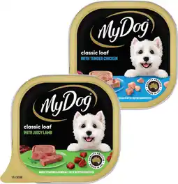 IGA My Dog Wet Dog Food Selected Varieties offer