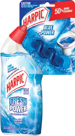 IGA Harpic Fresh Power Liquid Toilet Cleaner 700mL or Toilet Cleaner 39g* Selected Varieties offer