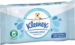 IGA Kleenex Biodegradable Flushable Wipes offer