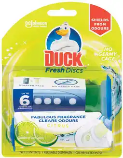 IGA Duck Fresh Discs Toilet Cleaner Selected Varieties offer