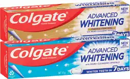 IGA Colgate Advanced Whitening or MaxFresh Toothpaste 115g Selected Varieties offer