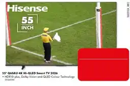 The Good Guys Hisense 55" Q6SAU 4K Hi-QLED Smart TV 2026 offer