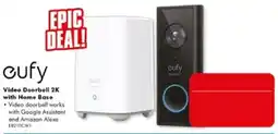 The Good Guys eufy Video Doorbell 2K with Home Base offer