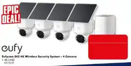 The Good Guys Eufy Eufycam E42 4K Wireless Security System - 4 Camera offer