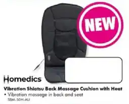 The Good Guys Homedics Vibration Shiatsu Back Massage Cushion with Heat offer